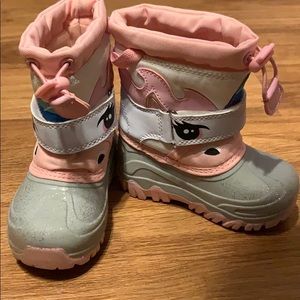 Cat & Jack Unicorn Snow Boots